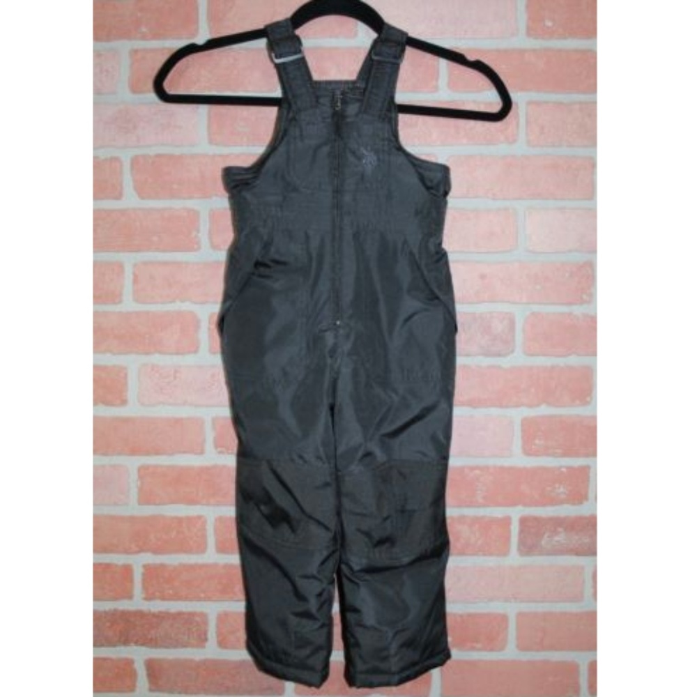 Polo Insulted Black Snow Bib Overalls Ski Suit